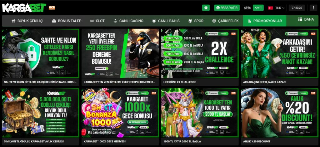 kargabet bonusları